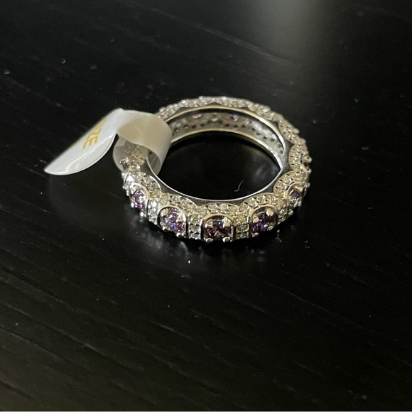 BP Dark Amethyst Sterling Silver Band (RBP 2185) - Picture 5 of 11